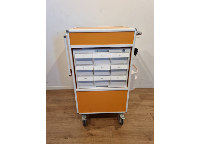 KRZ Carrydose KI Medication Cart - Orange #01