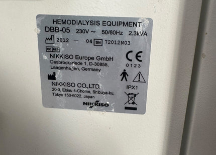 NIKKISO DDB-05 Dialysis System