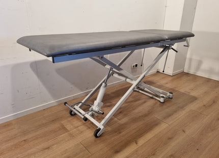 MANUMED ENRAF-NONIUS 3450 HYDRAULIC 2-SECTION EXAMINATION COUCH #44