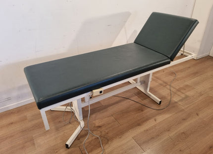 ERON MED ELECTRIC FIXED 2-SECTION EXAMINATION COUCH #43