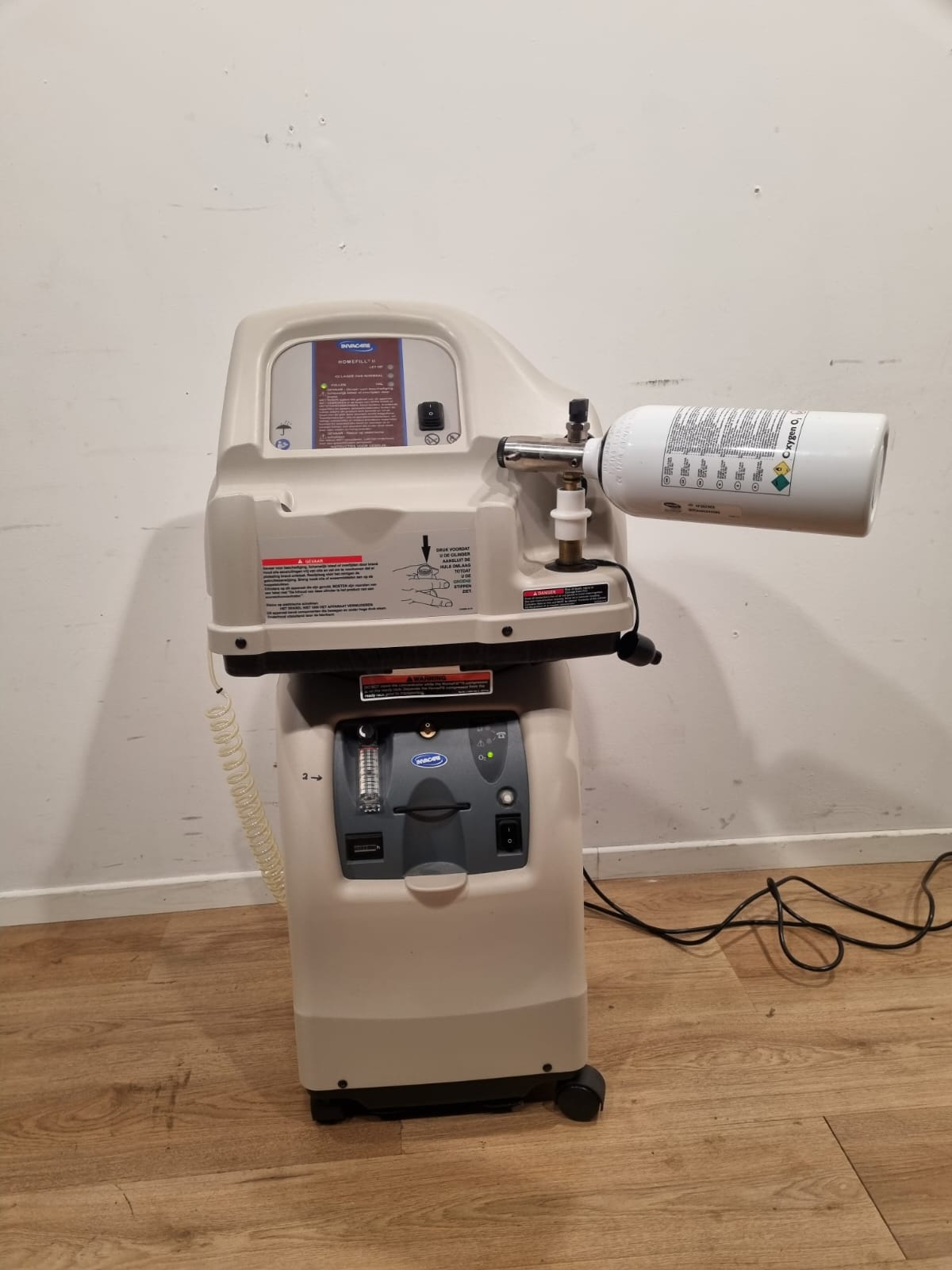 INVACARE HOMEFILL II OXYGEN COMPRESSOR – Used-Hospitalbeds.com