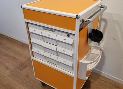 KRZ CARRYDOSE KI MEDICATION CART - ORANGE #01