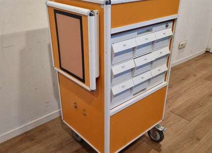 KRZ CARRYDOSE KI MEDICATION CART - ORANGE #01