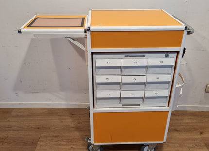 KRZ CARRYDOSE KI MEDICATION CART - ORANGE #01