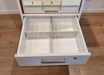 KRZ CARRYDOSE CROM MEDICATION CART - ORANGE #02