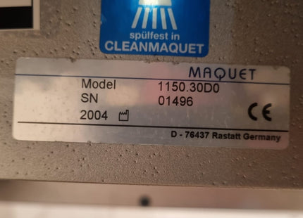 MAQUET 1150 OPERATING TABLE WITH A MOUNTABLE COLUMN