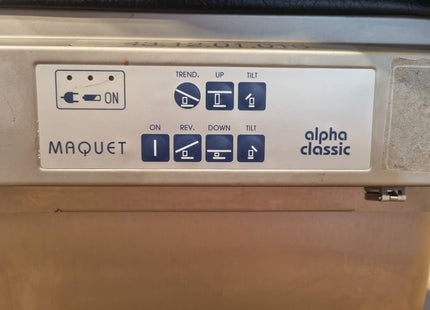 MAQUET ALPHA CLASSIC MOBILE ELECTRIC OPERATING TABLE