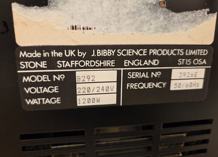 Bibby B292 Hotplate - Magnetic Stirrer