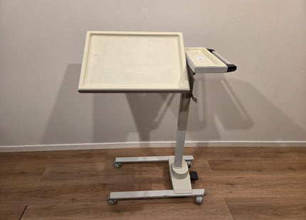 Adjustable Overbed Table Trolley