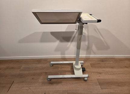 Adjustable Overbed Table Trolley