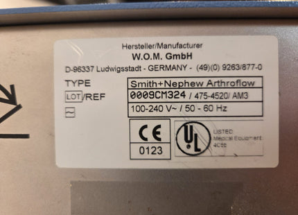 Smith+Nephew Arthroflow arthroscopy pump