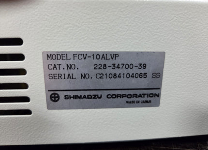 Shimadzu FCV-10ALvp Solvent Selection Valve