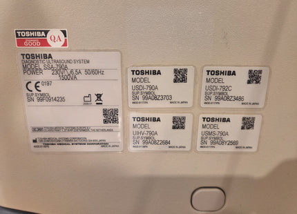 Toshiba Diagnostic Ultrasound System SSA-790A