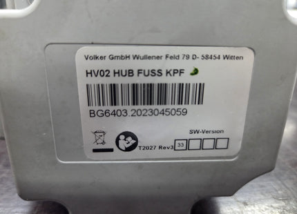 Voelker HV02 Hub Fuss KPF BG6403 Software version 33