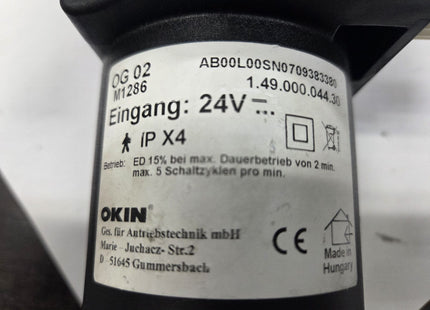 Voelker Okin OG 02 M1286 1.49.000.044.30 24V
