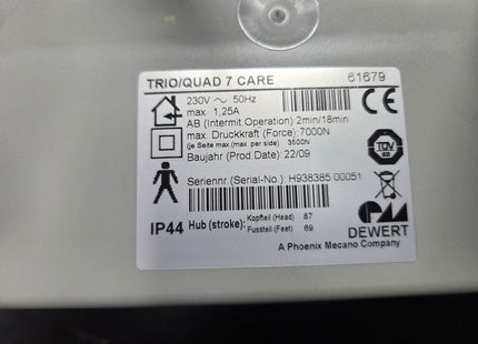 Dewert Trio/Quad 7 Care 61679 Motor