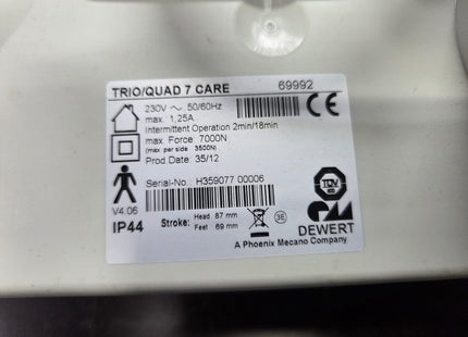 Dewert Trio/Quad 7 Care 69992 Motor