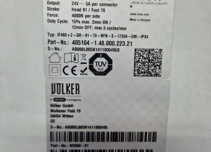 Voelker M2060-01 Ilcon Ilcoflexx 480 405104-1.48.000.223.21 Motor