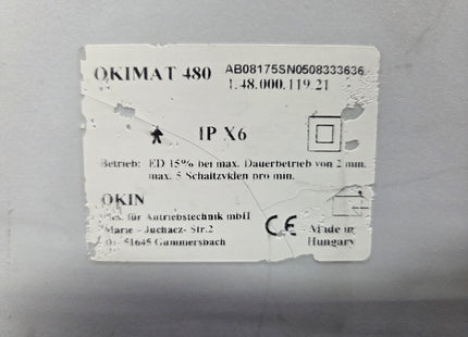 Voelker Okin Okimat 480 1.48.000.119.21 Motor