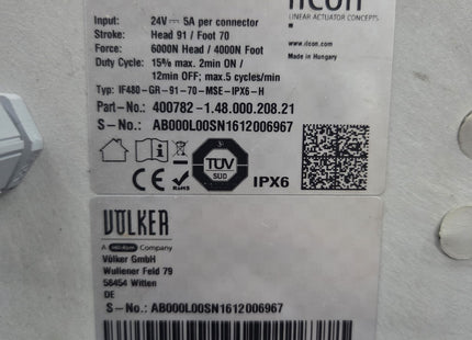 Voelker M2017-01 Ilcon Ilcoflexx 480 400782-1.48.000.208.21 Motor