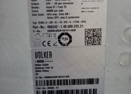 Voelker M2060-01 Ilcon Ilcoflexx 480 406242-1.48.000.225.21 Motor
