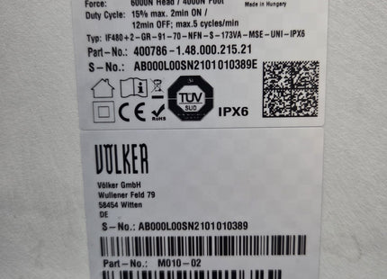 Voelker M010-02 Ilcon Ilcoflexx 480 400786-1.48.000.215.21 Motor
