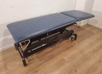 MANUMED ENRAF NONIUS HYDRAULIC 2-SECTION EXAMINATION COUCH #31