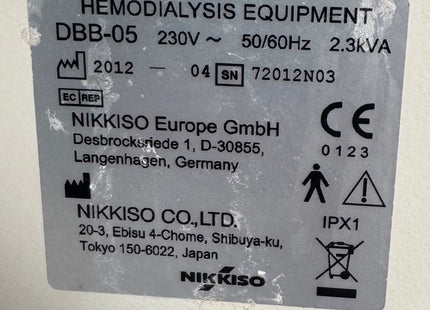 NIKKISO DDB-05 Dialysis System