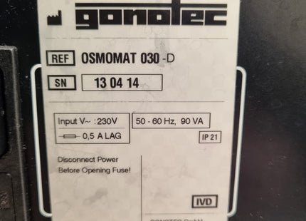 GONOTEC OSMOMAT 030-D CRYOSCOPIC OSMOMETER PRINTER